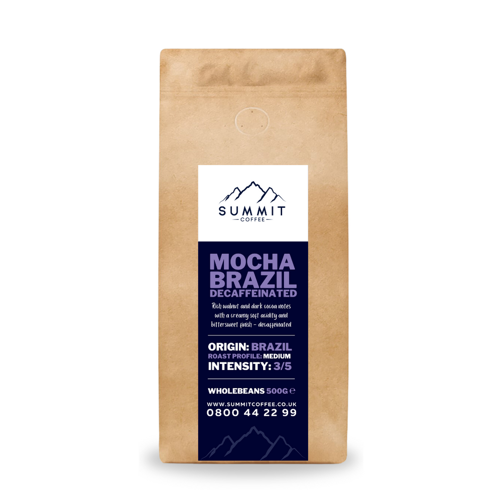 Summit Coffee Mocha Brazil Decaffeinated Coffee Beans