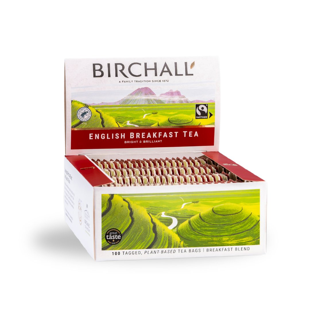 Birchall English Breakfast 100 Tagged Tea Bags