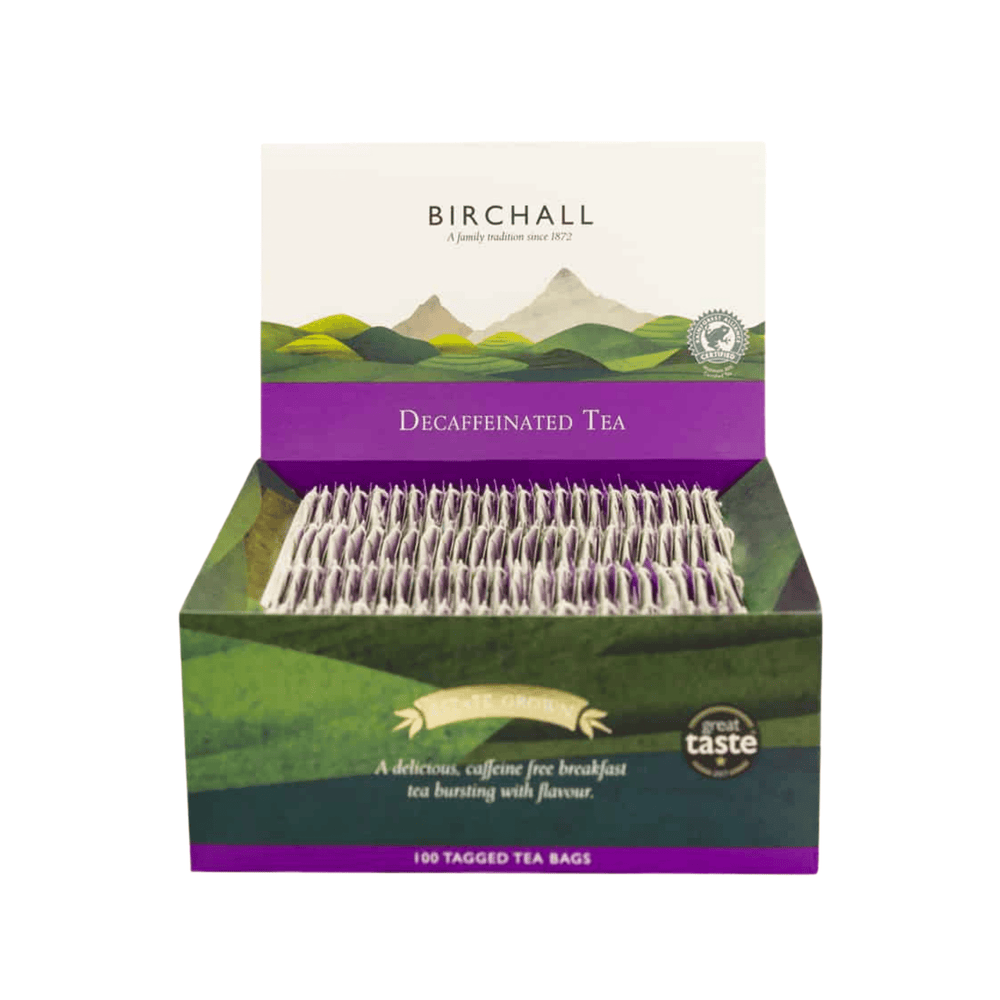 Birchall Decaffeinated 100 Tagged Tea Bags