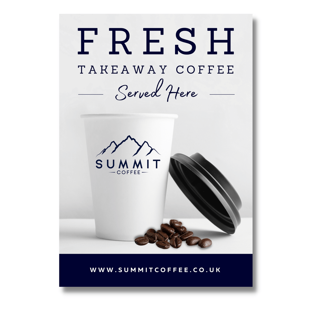 Summit Coffee Takeaway Poster