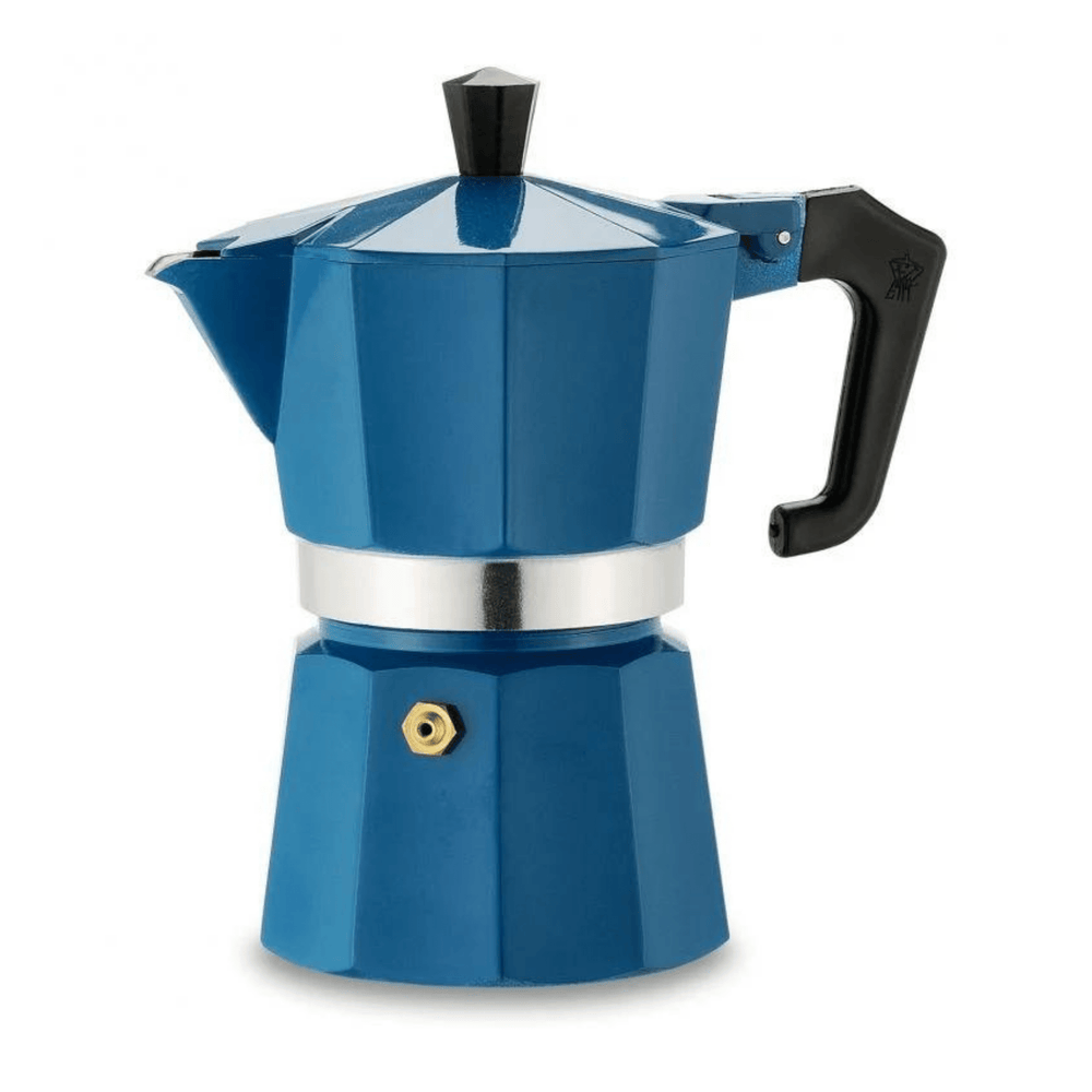 Pezzetti Italexpress Aluminium Moka Pot (Teal Blue)