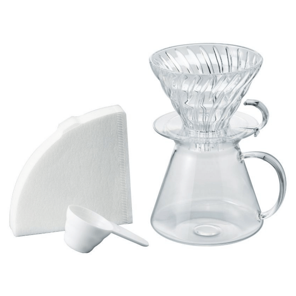 Simply Hario V60-02 Glass Brewing Kit